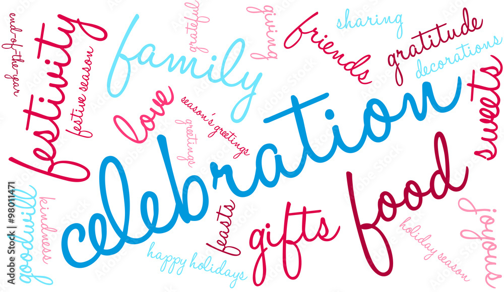 Celebration Word Cloud Celebration Word Cloud