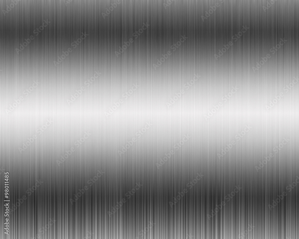 Metal background or texture of brushed steel plate with reflection Metal background or texture of brushed steel plate with reflection