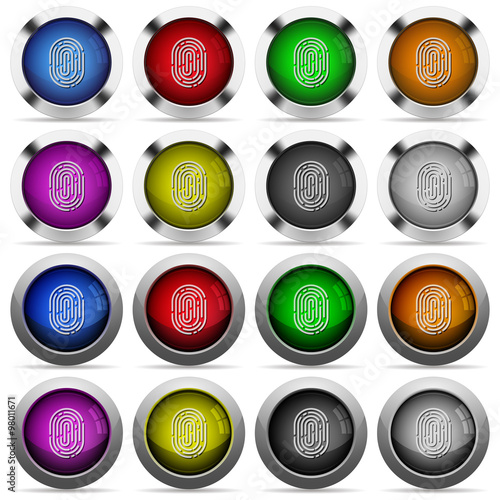 Fingerprint button set