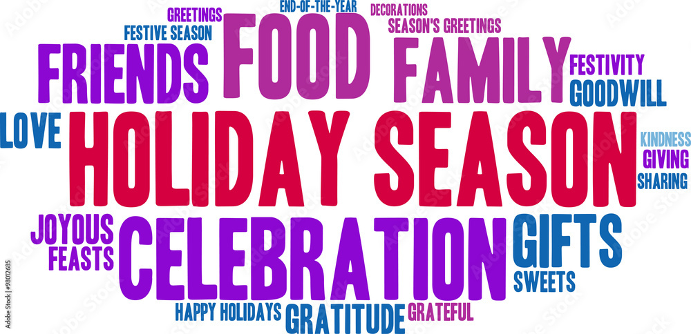 Holiday Season Word Cloud