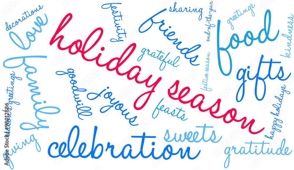 Holiday Season Word Cloud