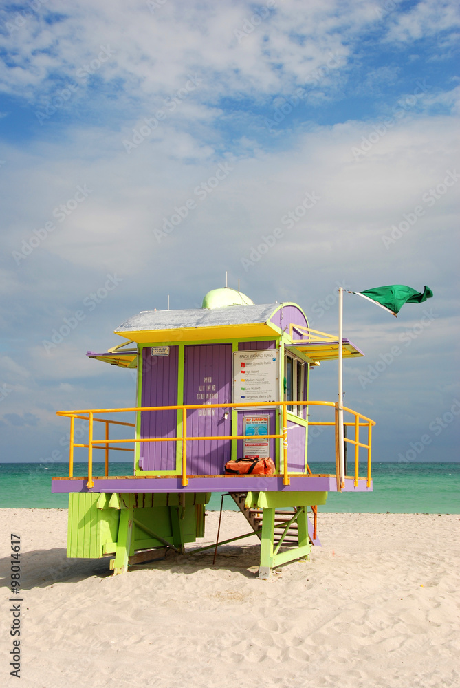 Miami Beach Life Guard Stand