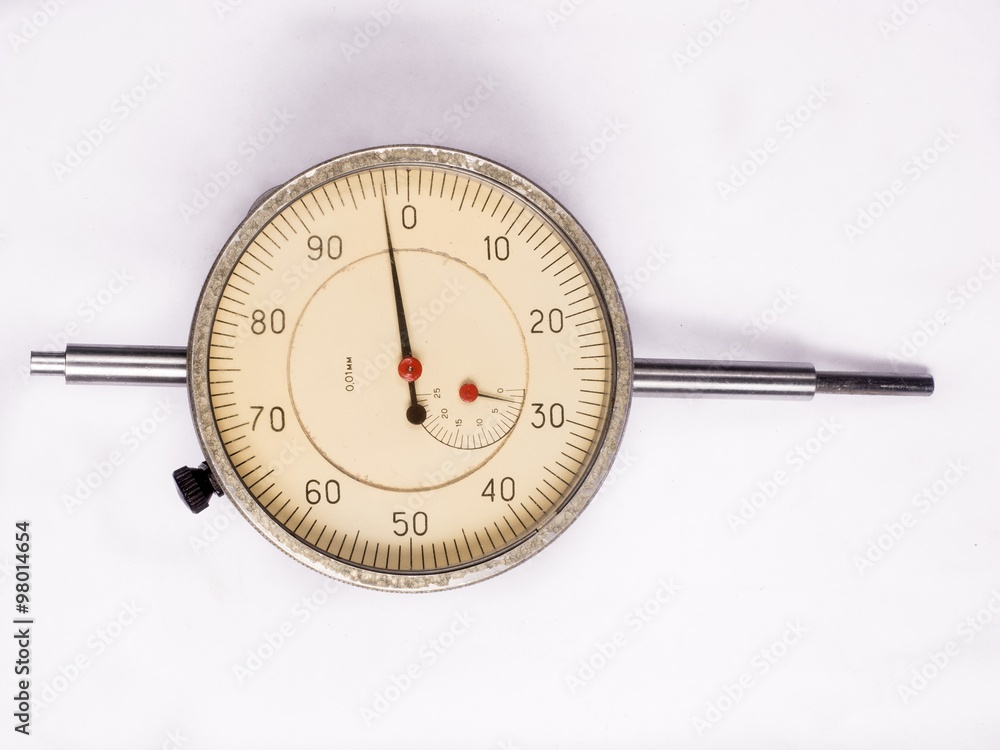 Old micrometer dial device from the last century Old micrometer dial device from the last century