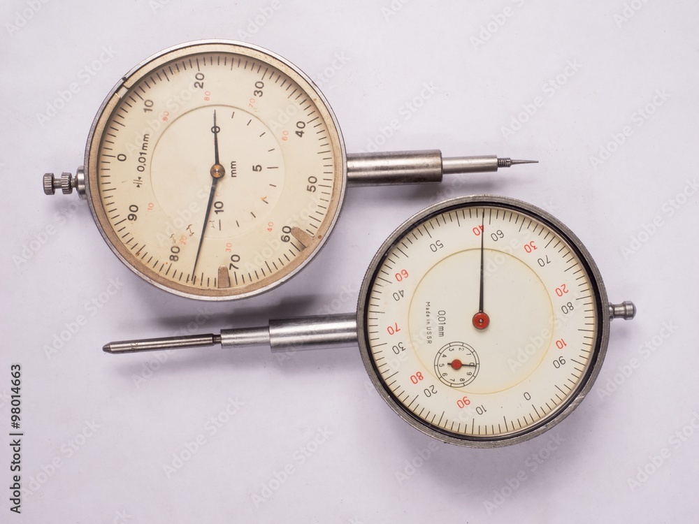 Two dial instrument mic from the last century Two dial instrument mic from the last century