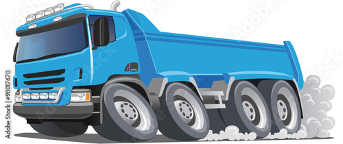 Dumper Truck with space for logo