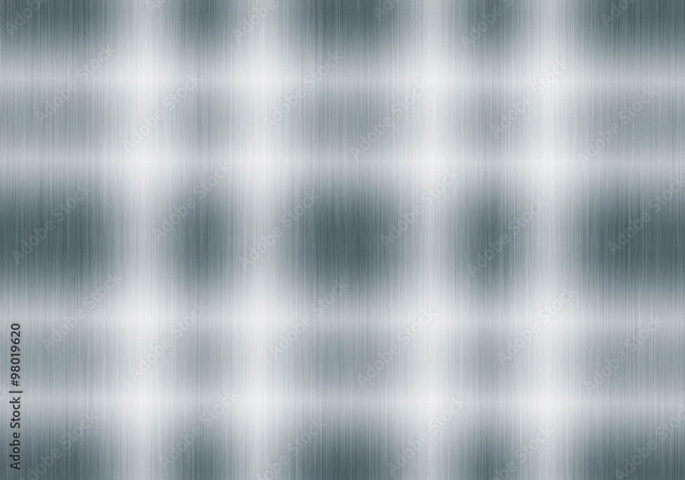 Fototapeta premium Metal background or texture of brushed steel plate with reflections Iron plate and shiny