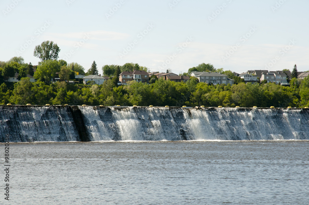Central Power Station of Prairies River - Montreal - Canada Central Power Station of Prairies River - Montreal - Canada