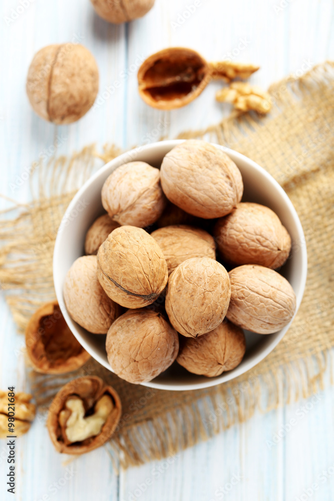 Walnut isolated on a white background Walnut isolated on a white background