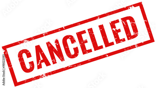 stamp red cancelled