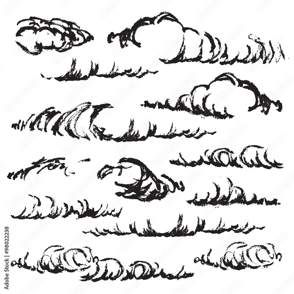 Sketch of clouds