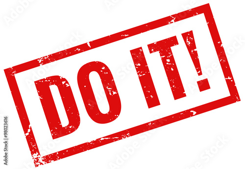 Do it Stempel rot