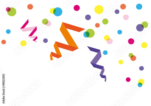 Konfetti Luftschlangen