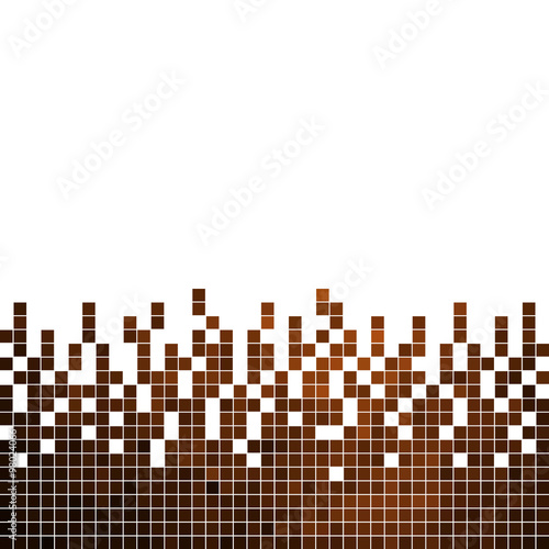 abstract vector square pixel mosaic background