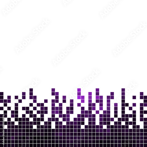 abstract vector square pixel mosaic background