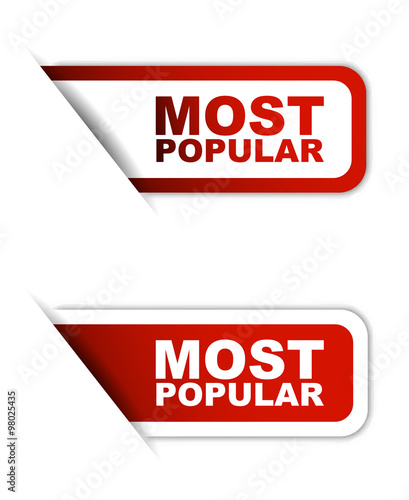 red vector element most popular