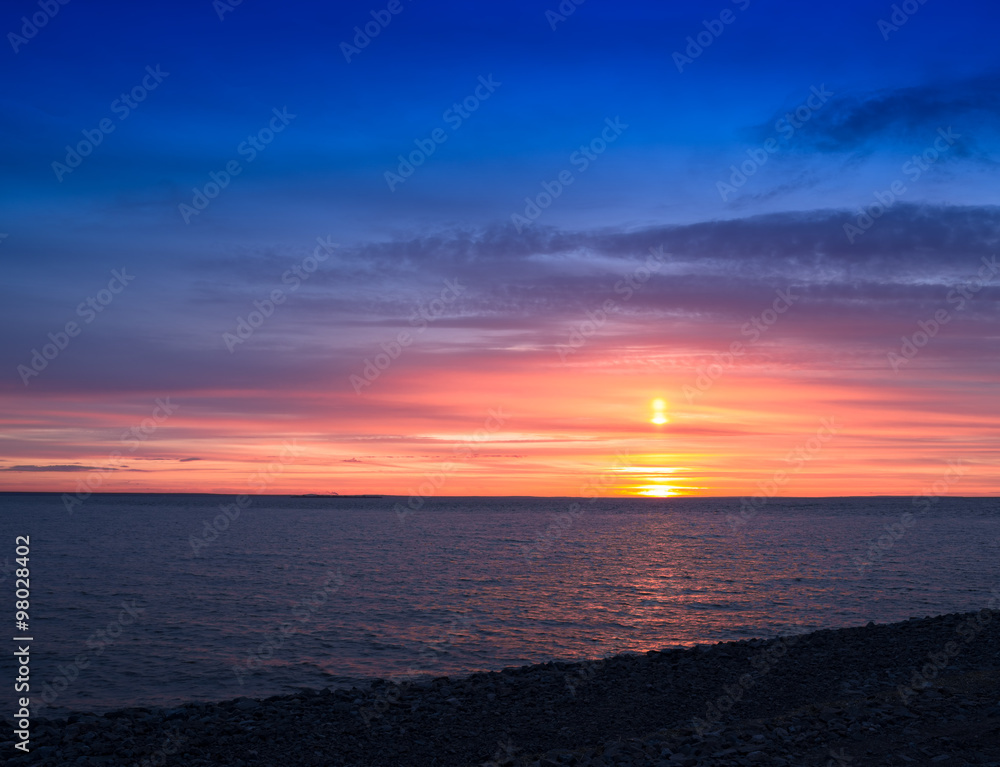 Fototapeta premium Baltic sunset