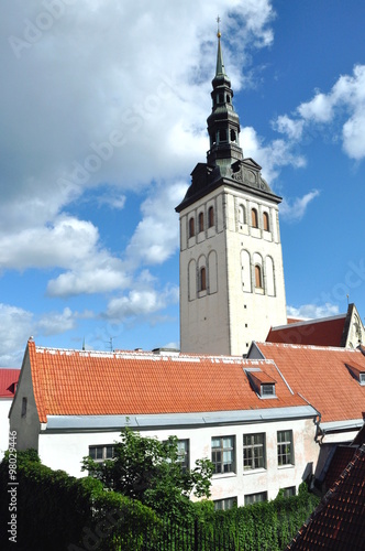 Vista torre Iglesia,Tallin, Estonia
