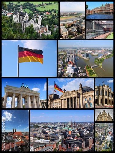 Germany - travel photos collage