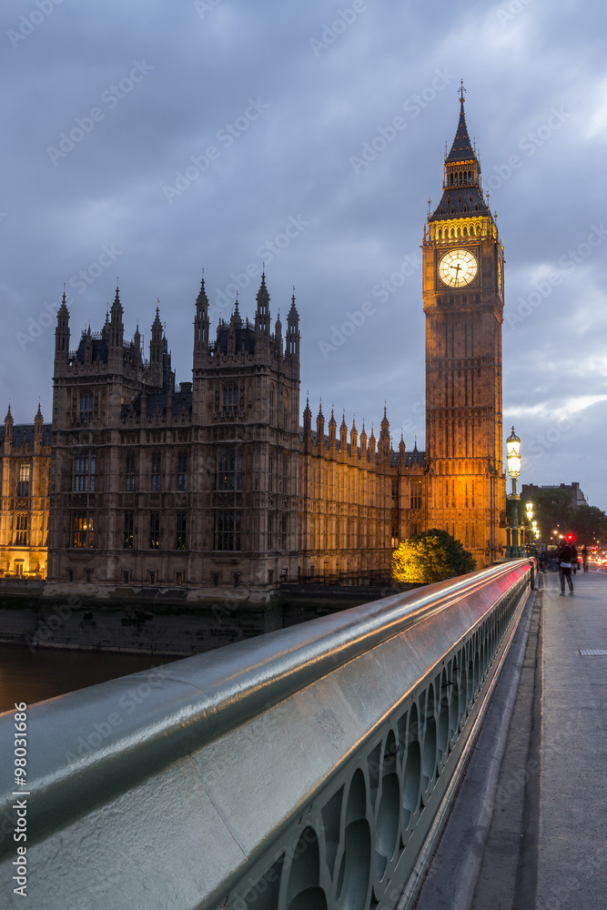 Houses of Parliament at night