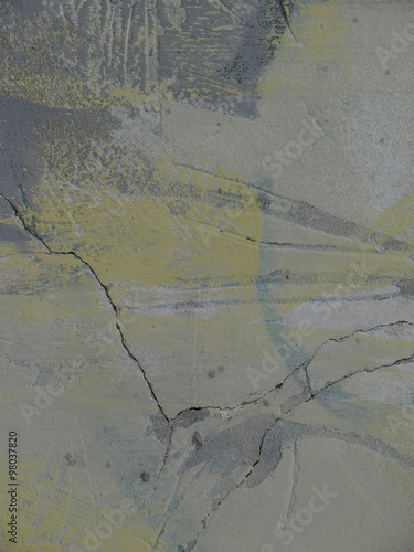 footprints in the concrete