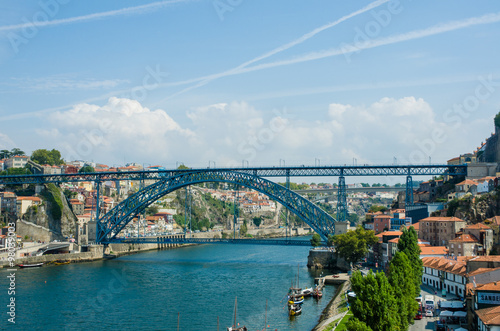 Dom Luis bridge in Porto, Portugal