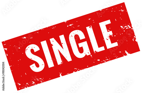 Single Stempel rot