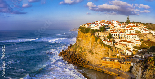 Azenhas do Mar - pictorial village in Atlantic coast of Portugal photo