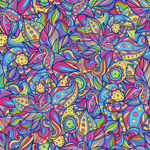 Vector abstract doodle pattern