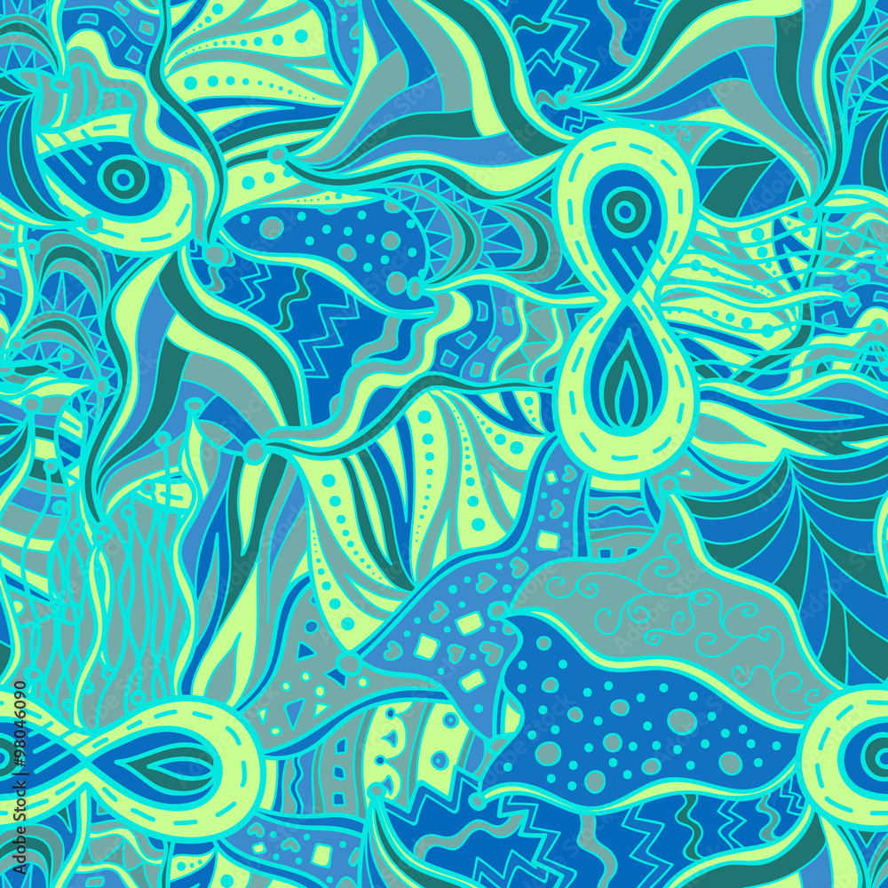 Vector infinity abstract pattern