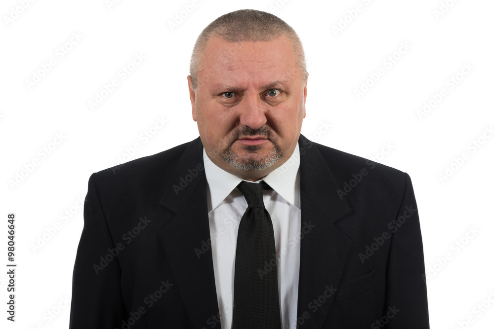 Lonely and desperate businessman Lonely and desperate businessman