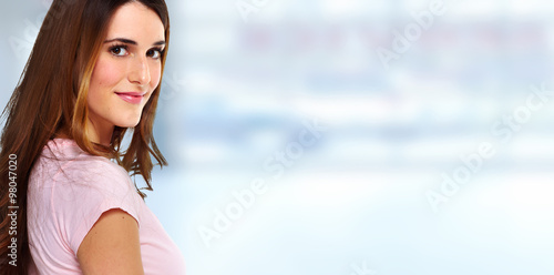 Beautiful woman portrait. Free Download Beautiful woman portrait. - GFXLoad