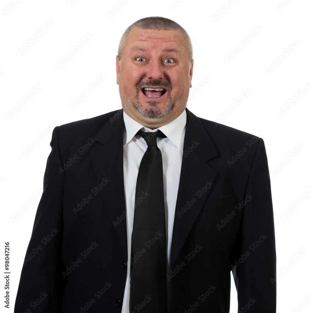 Portrait of a happy senior business man smiling Portrait of a happy senior business man smiling