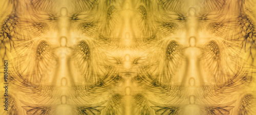 Quadro em tela Angels Background Pattern