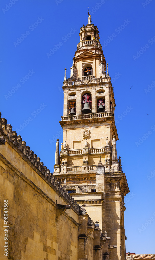Torre del Aliminar Tower Spire Mezquita Cordoba Spain