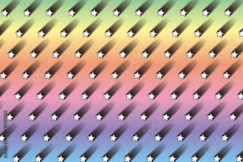 #Background #wallpaper #Vector #Illustration #design #free #free_size #charge_free #colorful #color rainbow,show business,entertainment,party,image 背景素材壁紙,流れ星,星の模様,星模様,スターダスト,星屑,ピカピカ,キラキラ,輝く,パターン,星柄