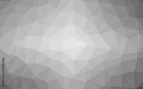 grey abstract background of triangles low poly