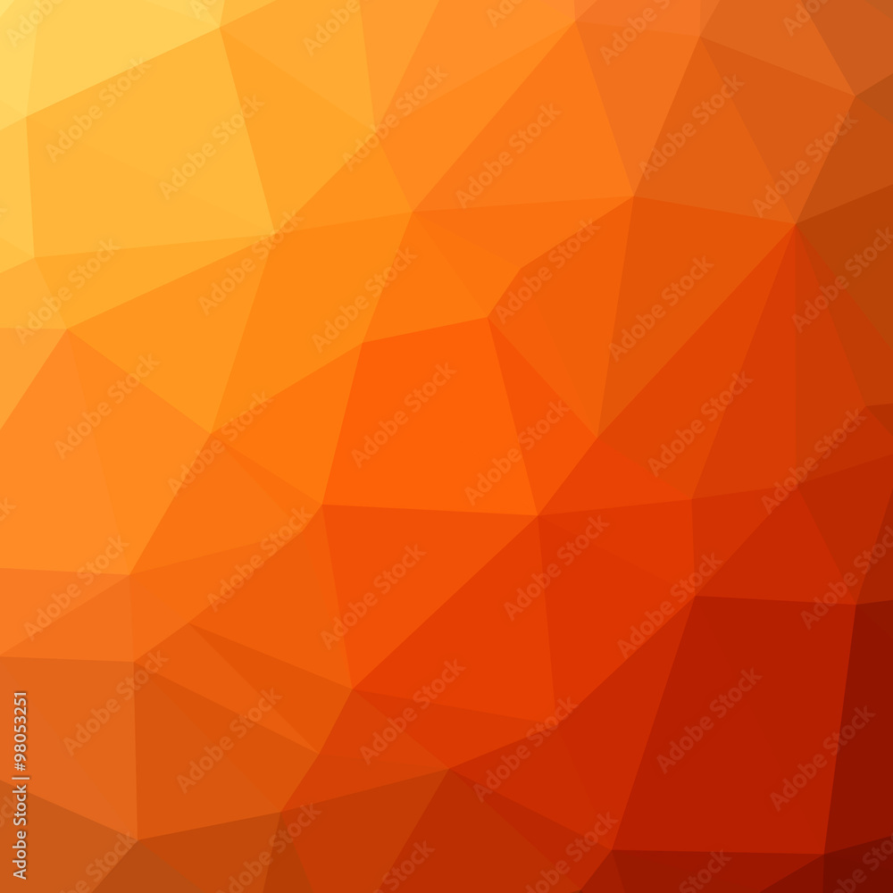 orange abstract background of triangles low poly orange abstract background of triangles low poly