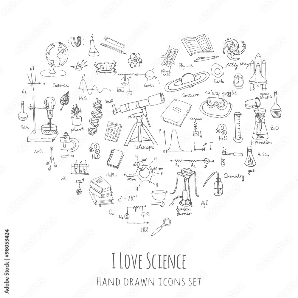 Freehand drawing school items, Back to School Science theme, Hand drawing set of school supplies sketchy doodles vector illustration, doodles, science, physics, calculus, chemistry, biology, astronomy Freehand drawing school items, Back to School Science theme, Hand drawing set of school supplies sketchy doodles vector illustration, doodles, science, physics, calculus, chemistry, biology, astronomy