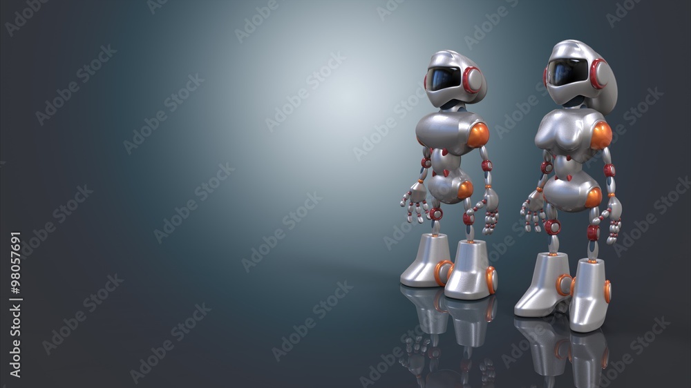 Fototapeta premium Robots