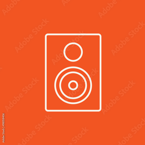 Free Download MP3 player line icon. - GFXLoad