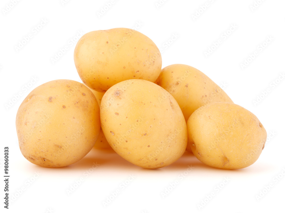 new potato tuber isolated on white background cutout new potato tuber isolated on white background cutout