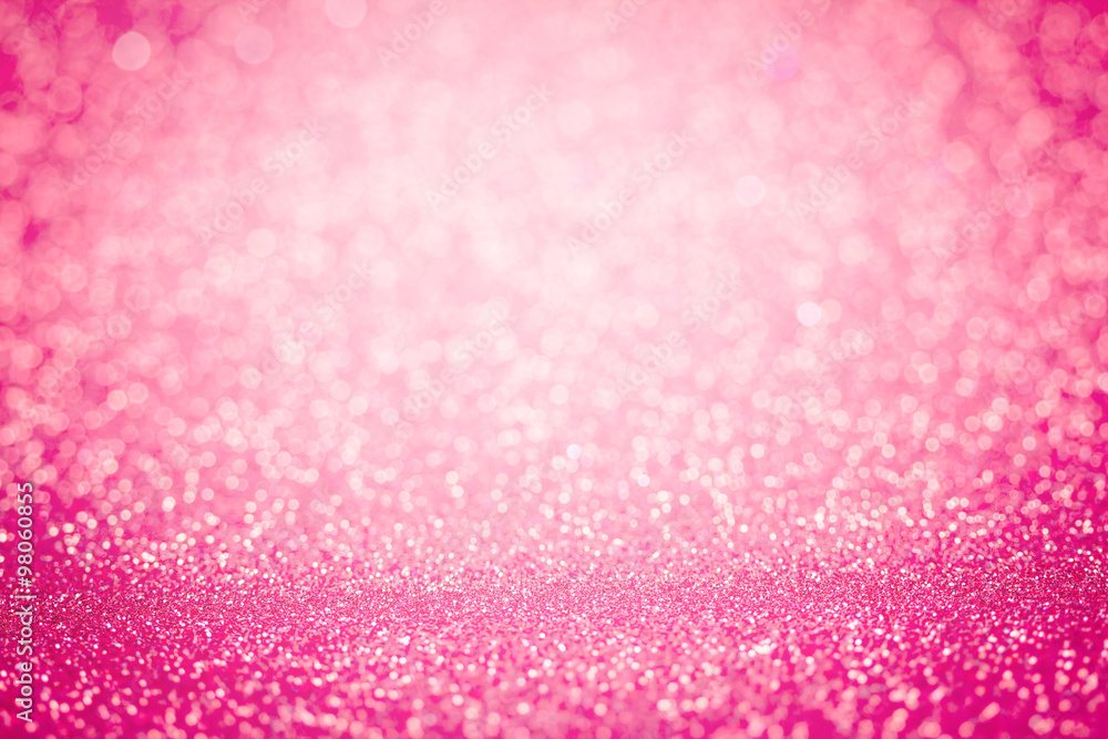 Abstract blur sweet pink bokeh lighting from glitter texture Abstract blur sweet pink bokeh lighting from glitter texture
