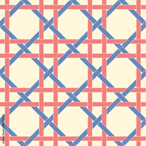 Geometric seamless pattern background with weave style. Abstract background. Vector seamless pattern illustration.