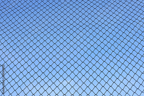chainlink with beautiful sky background