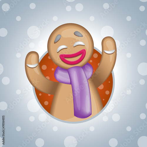 gingerbread vector illsutration