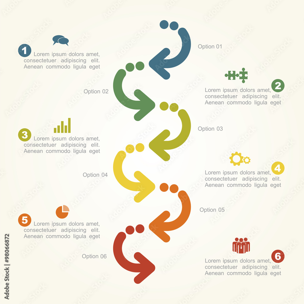 Naklejka premium Infographic design template. Vector illustration.