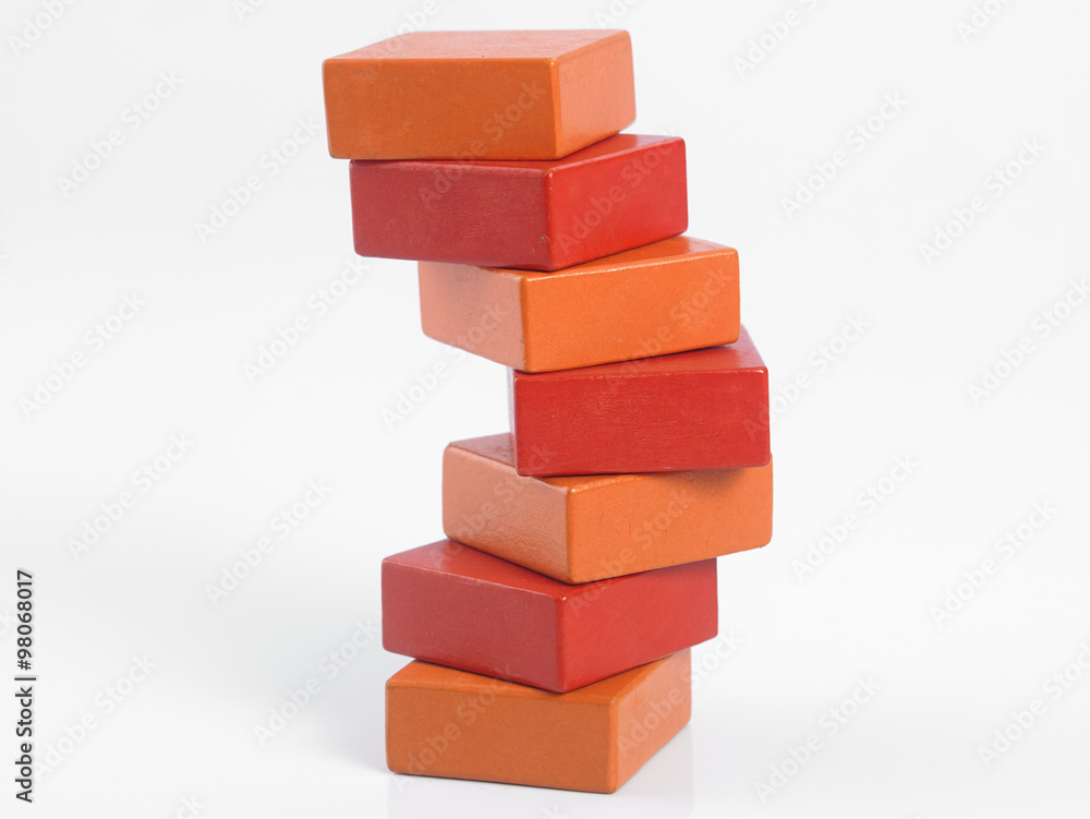 Obraz premium wooden block