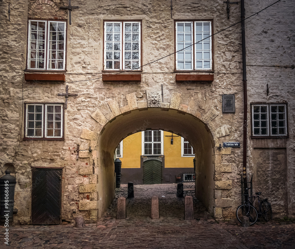 Fototapeta premium Swedish gate Latvia Riga