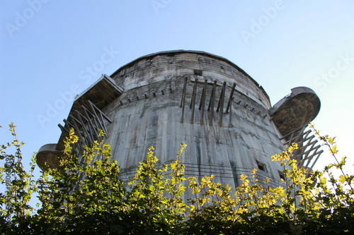 Flaktower, Luftwaffe, antiaircraft, maintower, Vienna, Austria, augarten photo