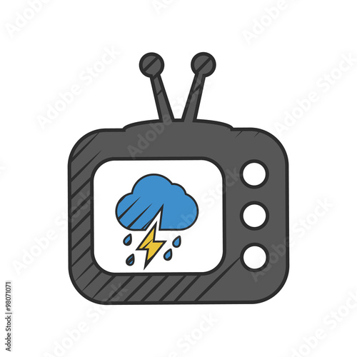 weather icon on white background